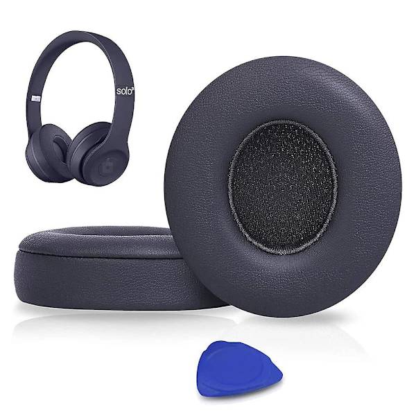 1 par udskiftning ørepuder passer til Beats Studio 2 & Studio 3 trådløse hovedtelefoner [DB] Dark Grey