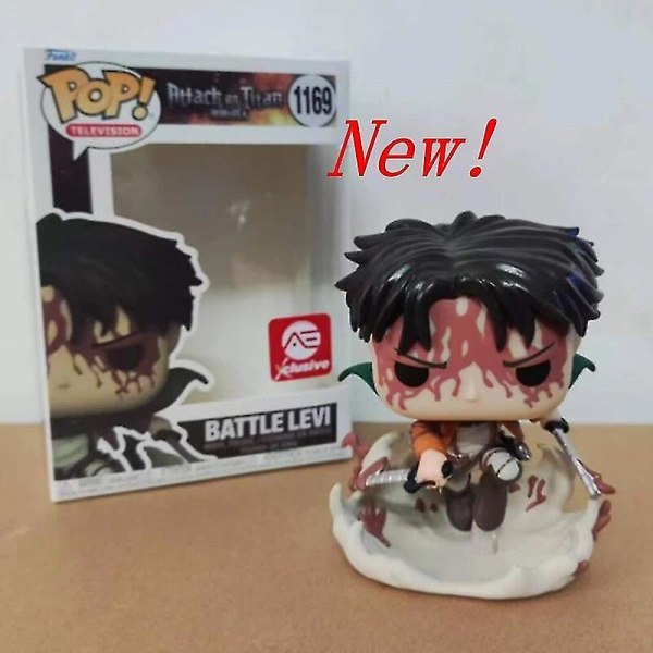 2023 Nyaste Pop Attack On Titan Serie #1169 Battle Levi Actionfigur Leksakssamling Gåvor Db 1169 no box