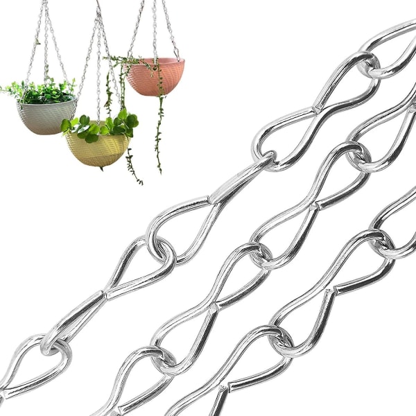 Set med 4 Macramé plantetau i tau, Macramé plantehengere, Store hengende potter [DB]