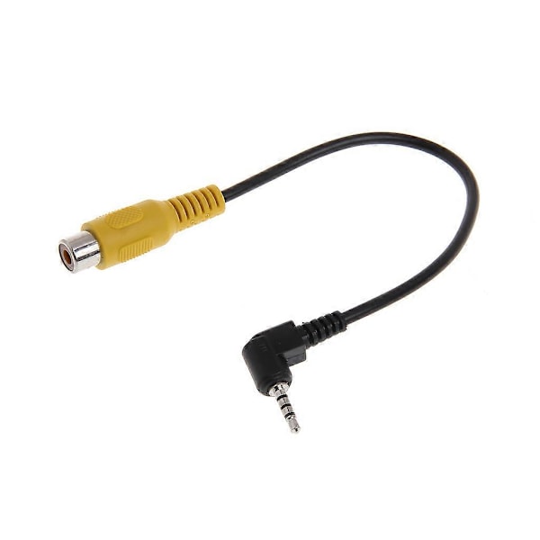 2,5 mm:n stereoliitin uros RCA-naarasvideomuunninadapterikaapeli GPS:lle [db]