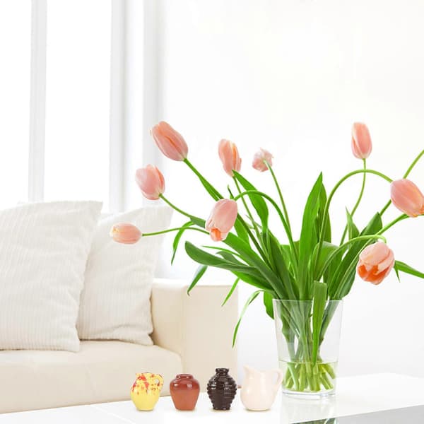 Minivase Keramisk Blomstervase til Indretning 7 Stk. Stil Sæt[DB]