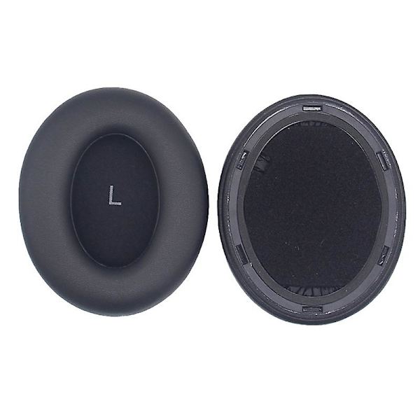 1 par med øreputer i svamp for Sennheiser Momentum 4.0 hodetelefoner (grå) {DB Black