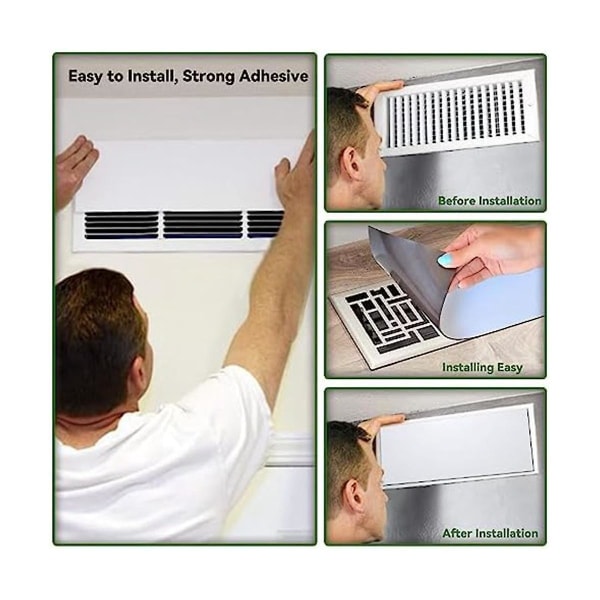 Magnetisk ventilasjonsdeksel kompatibelt for Rv, hjemmegulv, tak, vegg, gulvluft, varmeventildeksler, Keep