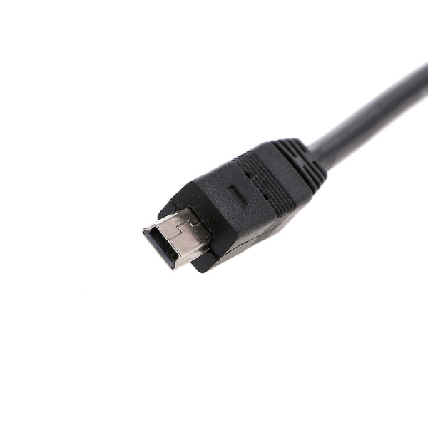 Usb 2.0 -tyyppi A -uros -uros Mini Usb Y -jakokaapeli virtalähteelle ja datalle mobiilikovalevylle [DB]