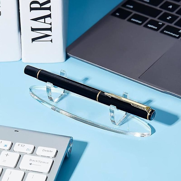 Akryl Penholder Display Stand Blyant Display Holder Fyldepen Kuglepen Display Rack [DB] Transparent