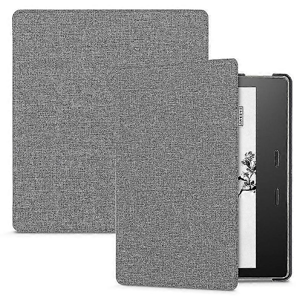 Til Kindle Oasis (9. / 10. Gen 2017/2019) Auto Wake/Sleep Beskyttelsesetui [DB] Grey