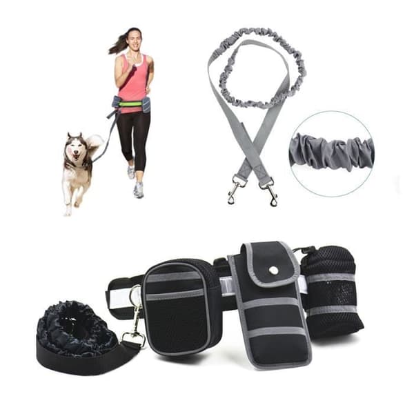 Hundesnor - EPE TOP - Håndfri - Nylon - 144 cm - Sort Black