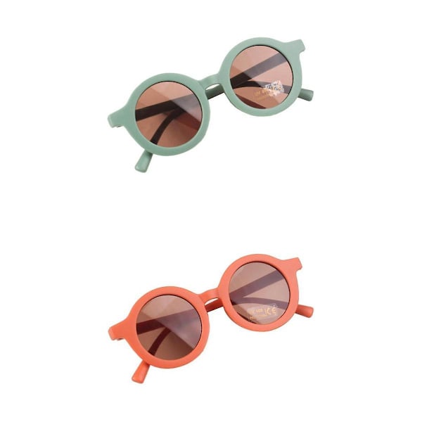 2x Pojke Flicka Barn Baby Solglasögon Anti UV Småbarn Barn Utomhus Glasögon [db]