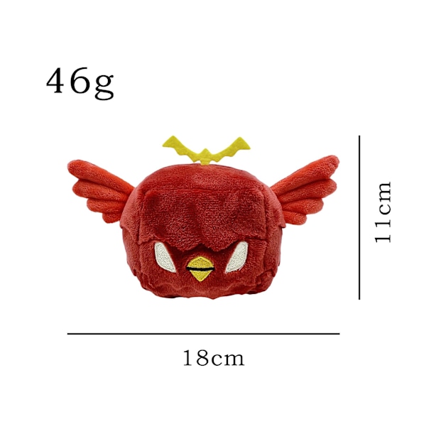 2024 Blox Fruits Plyschleksak, Mjuk PP Bomullsplyschkudde, 8” Kramplysch Gosedjur, Present till Fans Barn DB Falcon