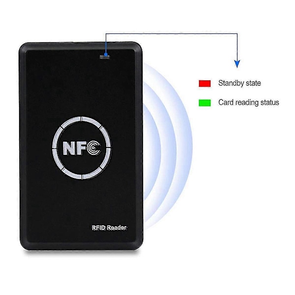 RFID NFC -kopioija 125kHz avaimenperäkopioija 13.56MHz salattu ohjelmoija USB-liitäntä RFID älykäs Ca [DB]