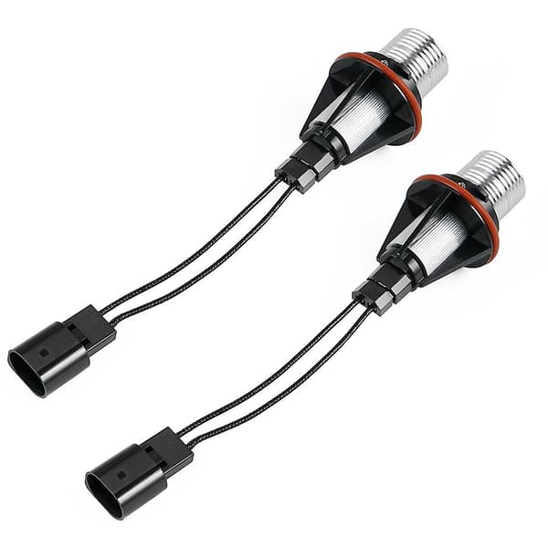 8000K Røde LED Angel Eye Markør Halo Lyspærer Lamper for - E39 E53 E60 E63 E64 E66 E87 5 6 7 X3 X5  [dB} Black