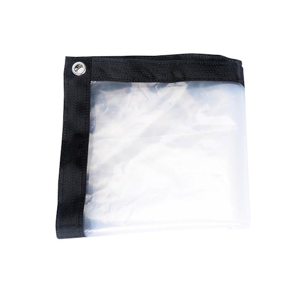 Regnbeständig presenning med öljetter Vattentät PE-växtöverdrag Isolering Transparent presenning Campingtillbehör Db 100*100cm
