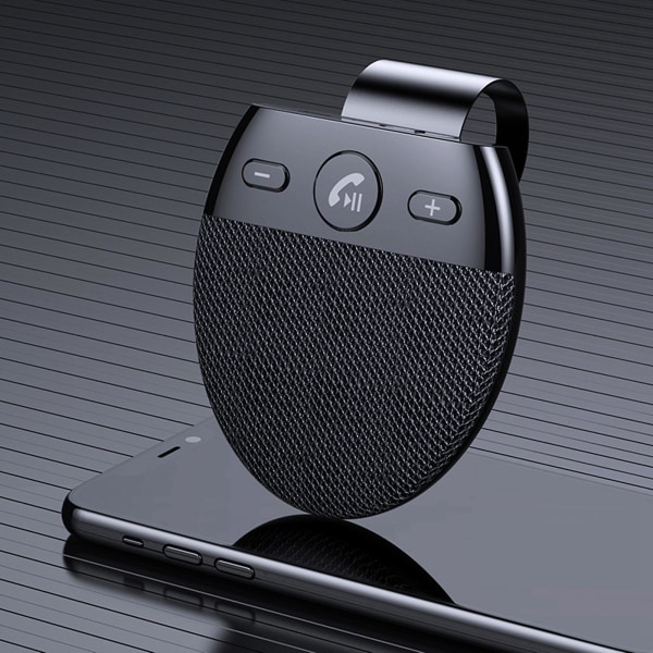 V5.0 Teknologi Bluetooth Bil Håndfri Højttaler - Lang Batterilevetid, DSP Intelligent Støjreduktion, One-Click Besvarelse  [dB}