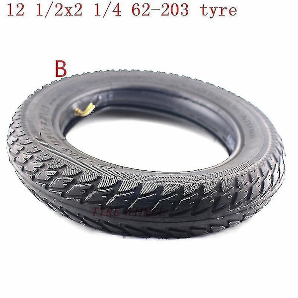 12 1/2x2 1/4 Hjul Dæk 12 Tommer 12 1/2 X 2 1/4 62-203 Dæk Slange Passer Til Mange Benzin Elektriske Scootere Og E-cykel Foldbar Cykel {Db) tyre B