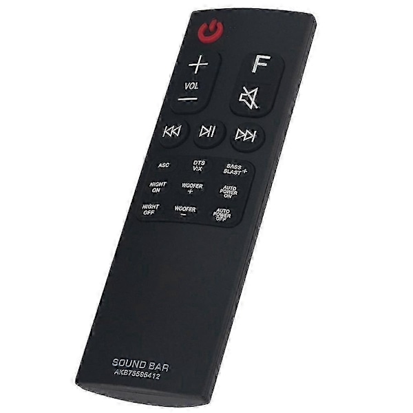 Akb75595412 Fjärrkontroll Ersatt För Lg Sound Bar Sk5 Sk5y Sl5y Sl6y Sn6y [db]