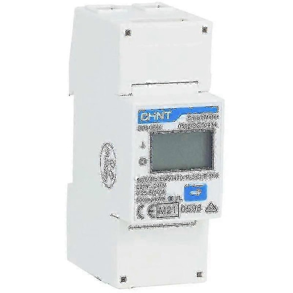 Chint G Ddsu666 220/230v 5(80)a Rs485 2p Mid Enfas Energimätare Digital Mid-överensstämmelse: Ja 1 st (AGE) [db]