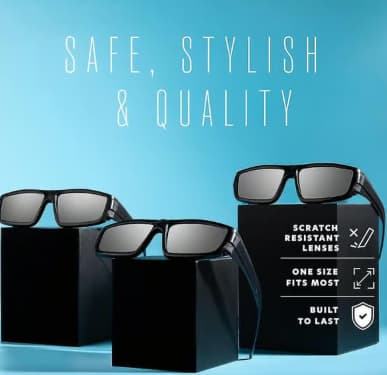 Eclipse Glasses (3-Pack) 2024 Approved Plastic Eclipse Glasses CE & ISO Certified Solar Eclipse Glasses for Kids & Adults