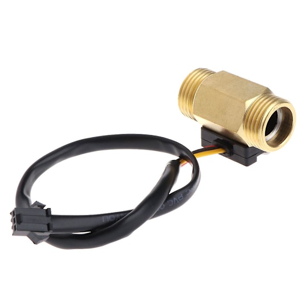 Flödessensor G1/2' Vattenflödes Hall Sensor Switch 1-25l/min Flödesmätare Flödesmätare [DB]