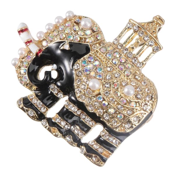 Elefantbroche Klassisk legeringsbroche til dekoration 1 stk. Modetilbehør [DB]