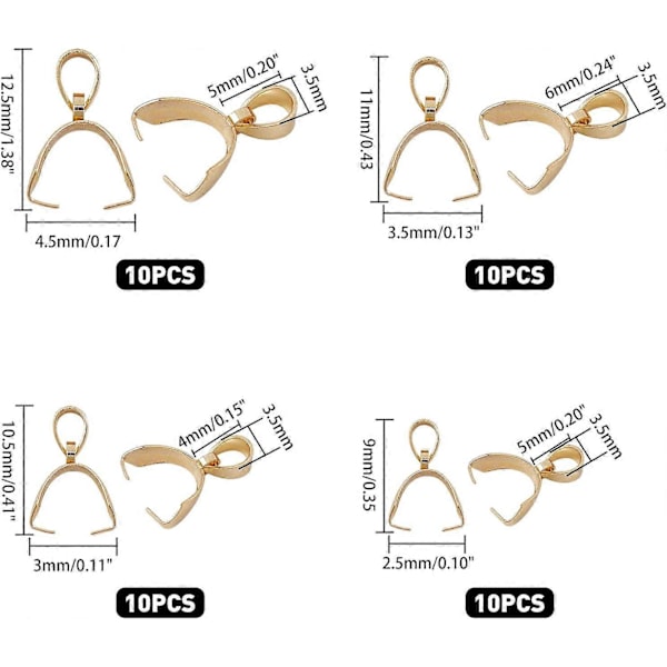 40 kpl Pinssoljetta 304 Ruostumattomasta Teräksestä Ripusketta Ketjun Liitin 4 Kokoa Kultaiset Pinssoljet Solki Ripusketta Charm Liitin Löydöt db
