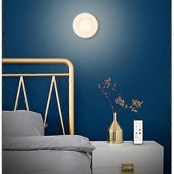 LED-spotlights 6-pack med 2 fjärrkontroller[DB]