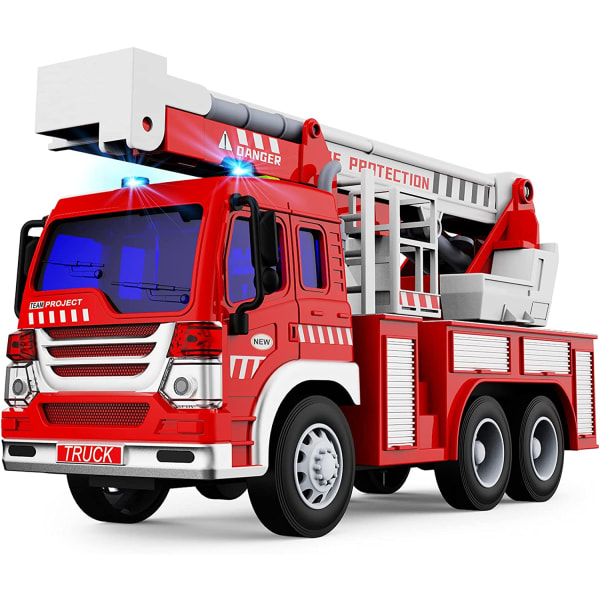 Fire Truck Toy ,Inertial Cars , with Lights and Sounds，Educational Toy Gifts for4 5 6 Years Old Boys & Girls