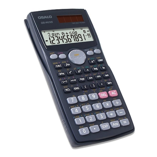 OS-991MS Scientific Calculator 401 Functions Battery Solar Desk Calcultor for Students Home Office [DB]