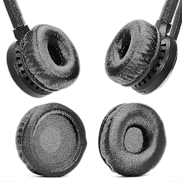 Ersättningsöronkuddar för Jabra Pro 920 930 935 9450 9460 9465 9470 [DB] Lambskin Leather