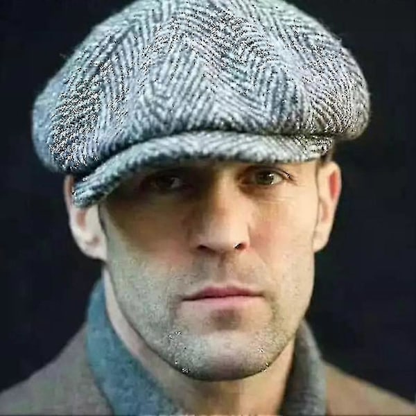 Gatsby Ull Golf Driving Flat Beret Hattar [DB]