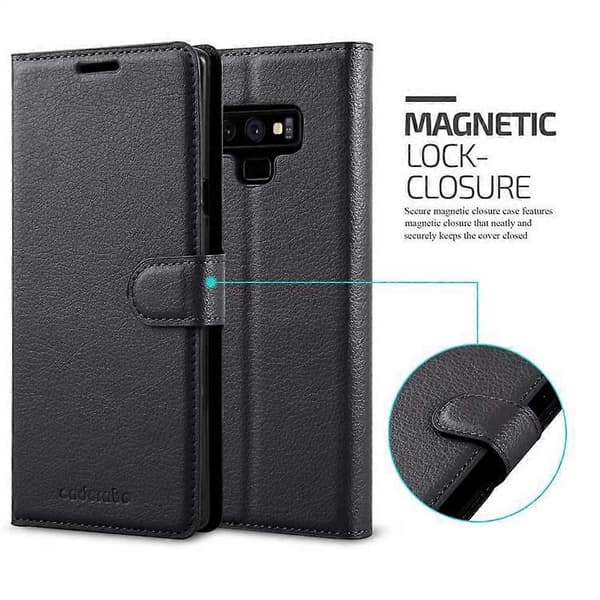 Galaxy NOTE 9 -kotelo - Suojakotelo korttipaikoilla ja jalustatoiminnolla [DB] PHANTOM BLACK Galaxy NOTE 9