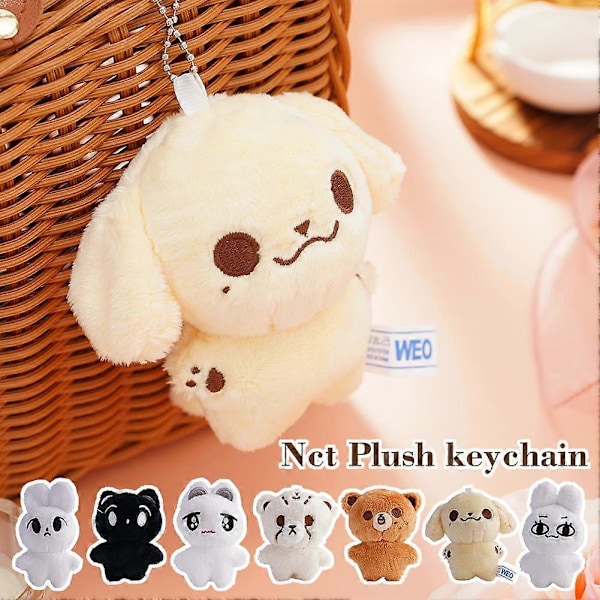 Nct Sød Kpop Doyoung Taeyong Cheetah Lee Luksus Nøglering Charm Smykker [db] One Size Jeno
