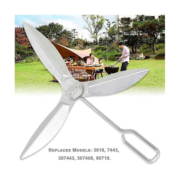 18-1/2-tommer Grills One-Touch Rengøringssystem Kit, til 7443 90719 Kulgrill/Kedelgrill Repla {DB} Silver