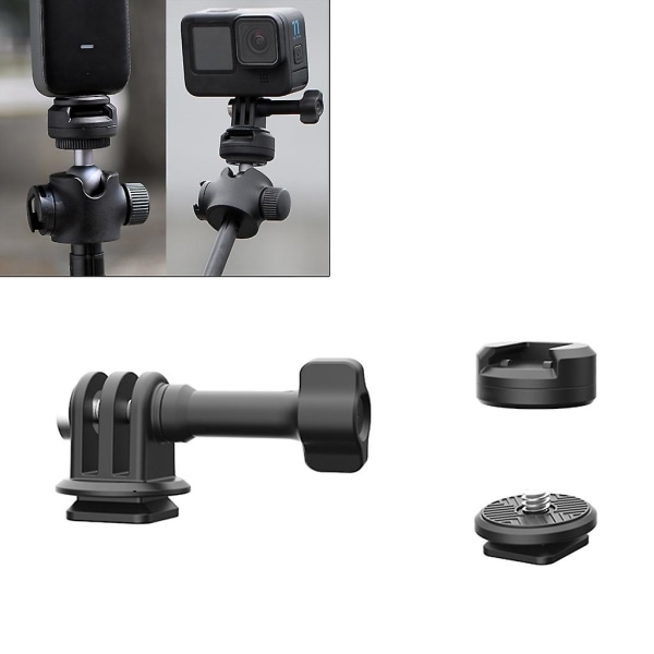 Quick Assembly Sports Camera Kit Easily Install & Disassemble Adapter Accessories Bottom 1/4 Screw Port For Hero11 10 9