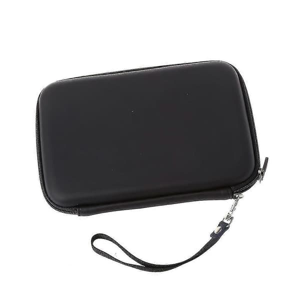 7 Tommer Hårdt Etui Bæretaske Lynlåspose til Garmin Nuvi Tomtom Sat Nav GPS [DB]