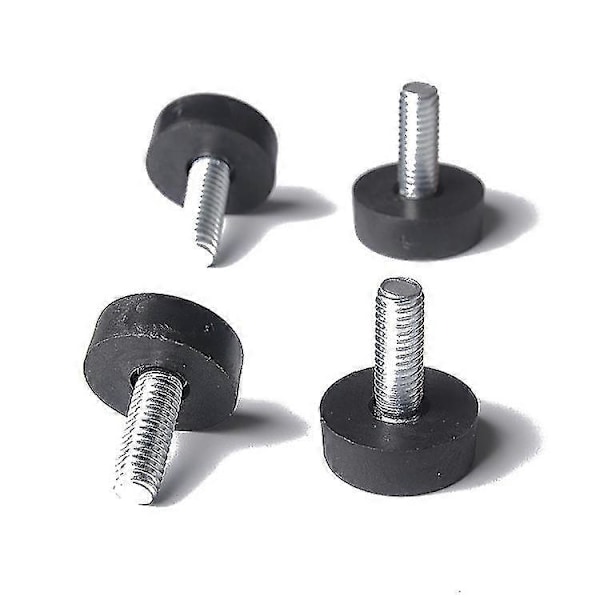 Sæt med 20 møbeljusteringsfødder 8 X 27mm, justerbare bordbensbeskyttere med gevindstang, 27mm, møbeljusteringsfod med skrue [DB]