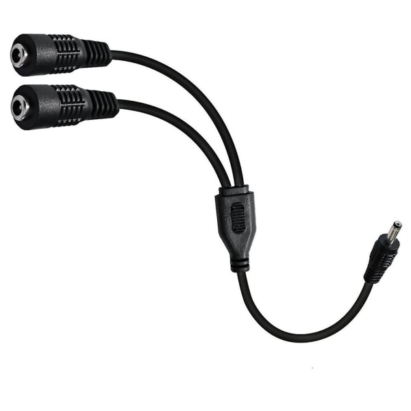 1 til 2-vejs strømstikkabel 3,5 mm x 1,35 mm 1 han til 2 hun adapterkabel [DB]