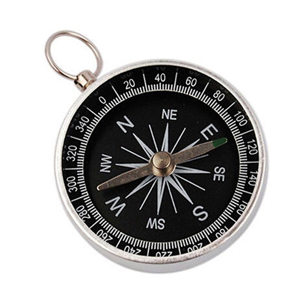 Hiking Lightweight Aluminum Survival Compass Navigation Tool [db]