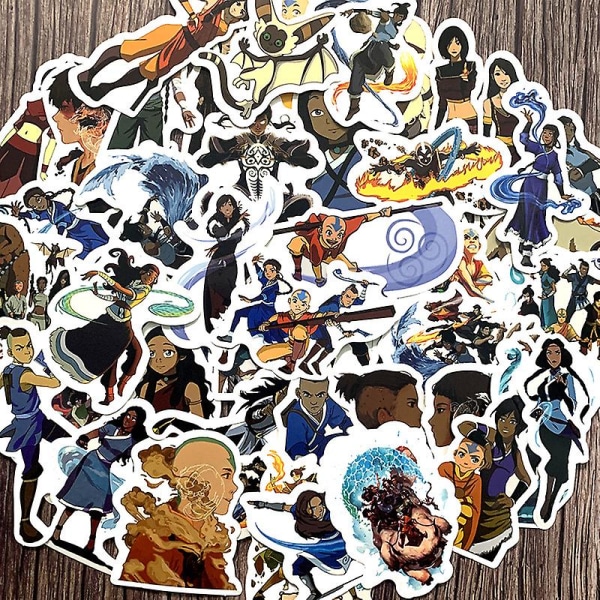 10/30/50 stk Avatar The Last Airbender klistremerker for koffert skateboard bærbar PC bagasje kjøleskap telefon bil styling DIY klistremerke [DB] 30pcs