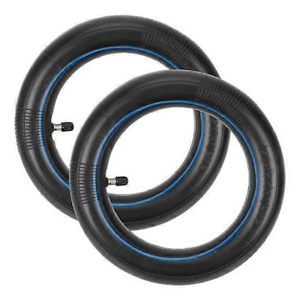2st Innerslang för Xiaomi Elscooter 8.1/2X2-156A 8.5-tums Blå Rand Tjock Butylgummi Uppblåsbart Däck med Rak Ventilstam Re [DB] 2pcs
