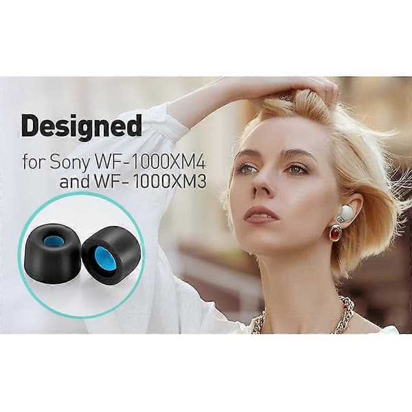 Öronproppar av Memory Foam för Wf-1000xm4 Hörlurar [DB] Gray M