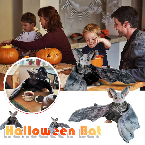 Halloween plysj flagermus bamse legetøj genert gaver til børn [DB] Multicolor