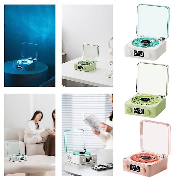 Waves Vinyyli soitin, 2024 Uusi Bluetooth Vinyylilevy Soitin Waves, Neljä Tilaa {Db} Blue