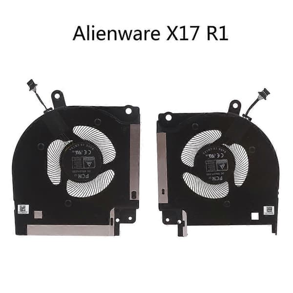 Notebook CPU GPU Blæser DC12V Køleblæsere til Alienware X17 R1- R2 09DNWT 0X63JW [db] CPU GPU