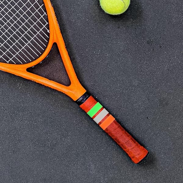 Boldgreb Tennis Ketsjer Silikone Ringe til Fastgørelse 8 stk. Badminton Overgreb Bånd[DB]