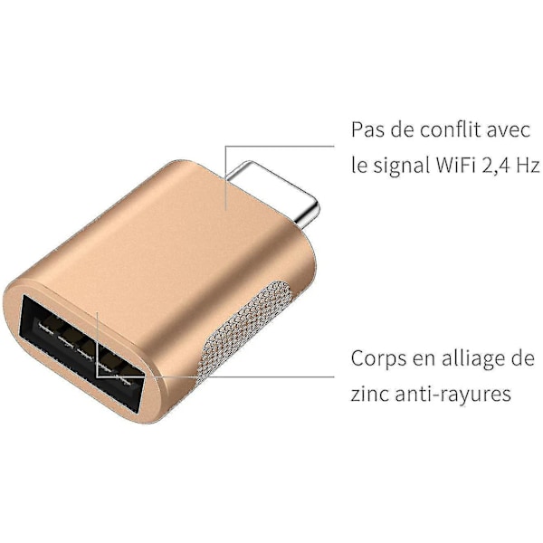 Usb C till Usb Adapter (2-pack), Usb-c till Usb 3.0 Adapter, Usb Typ-c till Usb Adapter [db]