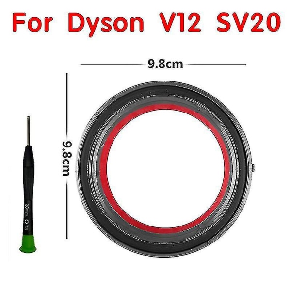 Db Dyson V12 Sv20 V10 V11 Sv14 V15 -pölynimurin pölysäiliön yläosan suodattimen tiivisterengas, vaihtotiiviste, pölysäiliön puhdistusosa V12 SV20