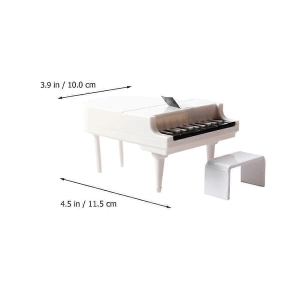 Minipianoleksaksset Dockhus för inredning 1 set miniatyrplastmodell [DB]