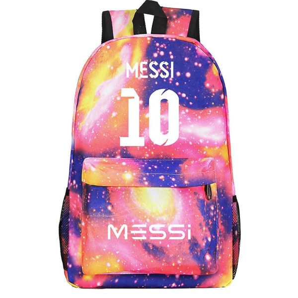 Jalkapallon supertähti Messi -reppu - Lasten koulu, matkat, kannettava tietokone, teinit - Miehet, naiset, opiskelijat - Mochilas, Totes DB 10