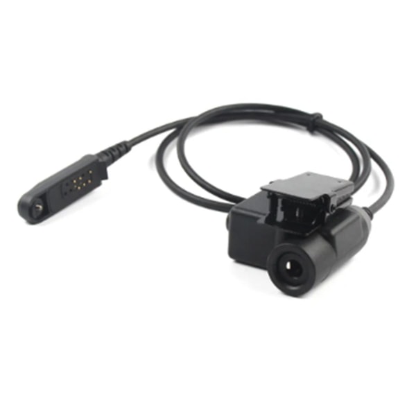 Headset-adapter Tactical U94 Ptt-kabelkontakt för Uv-9r Plus Uv-xr -a58 -9700 Gt-3wp Bärbar Walkie