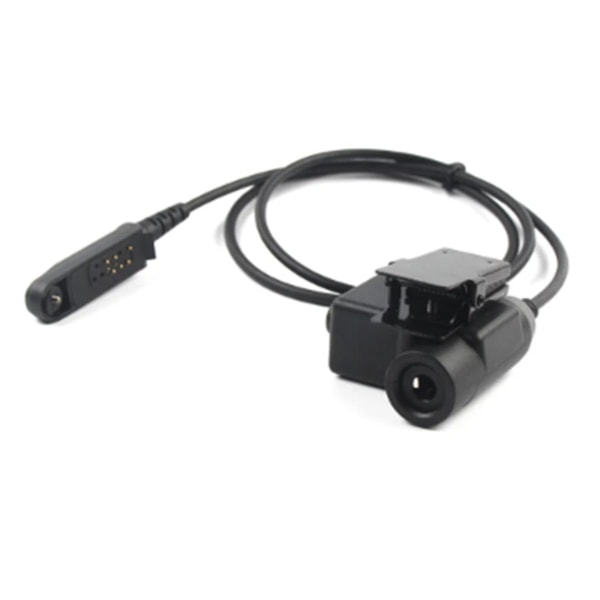 Headsetadapter Tactical U94 Ptt Kabelplugg For Uv-9r Plus Uv-xr -a58 -9700 Gt-3wp Portable Walkie